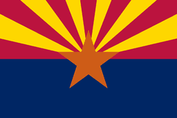 United States of America Arizona AZ State Flag
