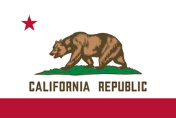United States of America California CA State Flag