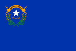United States of America Nevada NV State Flag