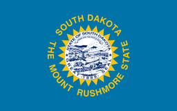 United States of America South Dakota SD State Flag