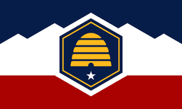United States of America Utah UT State Flag
