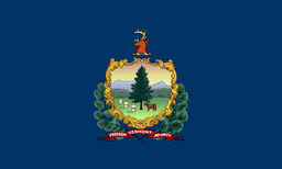 United States of America Vermont VT State Flag