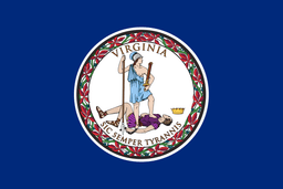 United States of America Virginia VA State Flag