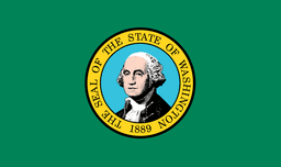United States of America Washington WA State Flag